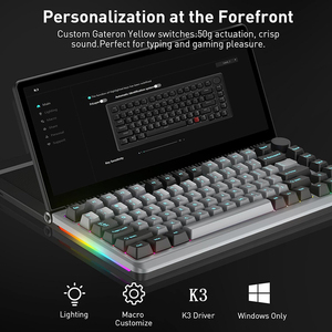 Clavier de jeu portable K3 avec écran IPS de 13 pouces, design mécanique, avec extension USB/SSD, pliable pour Windows et <span class=keywords><strong>Mac</strong></span>, interface Type <span class=keywords><strong>C</strong></span> - Product Image 3