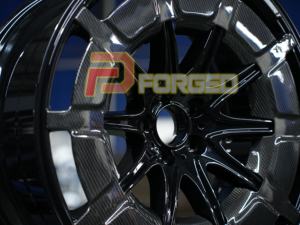 Rueda forjada de aleación de aluminio de fibra de carbono negra personalizada 19 20 21 21 pulgadas 5x112 para Mercedes-Ben GLC S63 AMG G63 GLE <span class=keywords><strong>GLS800</strong></span> <span class=keywords><strong>Maybach</strong></span> - Product Image 4
