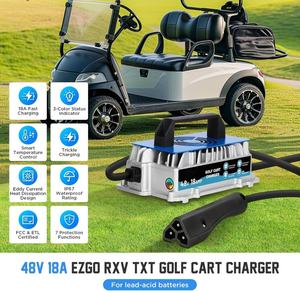 <span class=keywords><strong>Chargeur</strong></span> de chariot de golf EZGO 48V 18A pour chariot de golf <span class=keywords><strong>Yamaha</strong></span> EZ-GO RXV & TXT IP67 étanche <span class=keywords><strong>Chargeur</strong></span> de batterie au plomb-acide 48V - Product Image 4
