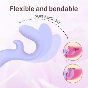 Двухстимулирующий вибратор для точки G |   Силиконовый массажер для внутреннего и наружного применения с многоскоростной вибрацией |   Завод-изготовитель (OEM/ODM) - Product Image 5