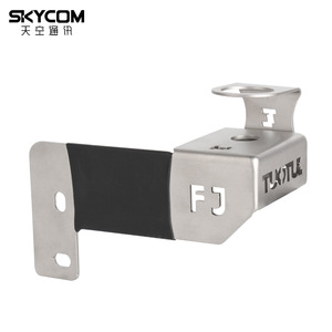 Support d'antenne de hayon Skycom Fj Cruiser en acier inoxydable avec clip de fixation pour voiture Toyota - Product Image 1