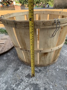 Panier en bois de stockage de crabe en bois d'acacia écologique de bois du Vietnam - Product Image 3