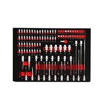 Kit d'outils de réparation automobile série EC, jeu de clés, pinces à bec effilé et dénudeurs de fils, étui EVA, kit de réparation automobile multifonctionnel