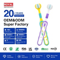 Échantillon Gratuit : Outils de Nettoyage Buccal pour Enfants – Brosse à Dents Manuelle 3 Faces Économique pour Usage Quotidien des Tout-Petits
