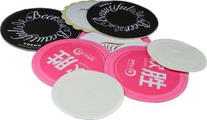 Absorbent Custom Disposable Round Office Restaurant Eco-Friendly <b>Paper</b> <b>Coaster</b> - Product Image 4