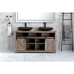 DB 60 In. W X 36 In. H Frameless LED Single Bathroom Vanity <b>Mirror</b> Polished <b>Crystal</b> Bathroom Vanity LED Only Pickup - Product Image 6