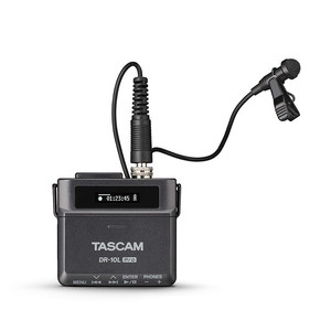 Grabadora de micrófono de solapa Tascam Dr-10l Pro de 32 bits con punto flotante y micrófono inalámbrico para grabación en exteriores - Product Image 3
