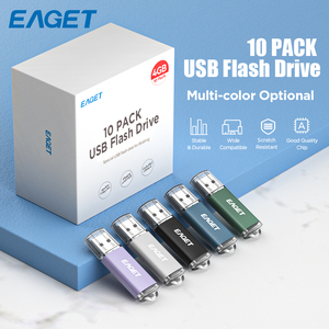 EAGET F2 Factory Pen Drives Wholesale Custom Stick USB2.0 Key 4GB Tendering Thumb Drive Flash Memory USB Cle USB Pendrive
