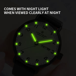 LOUIE JUELEN 9447 jam tangan kuarsa Unisex pria anak-anak sederhana 3ATM tahan air jam tangan bercahaya wanita jam tangan kalender jam anak-anak - Product Image 3