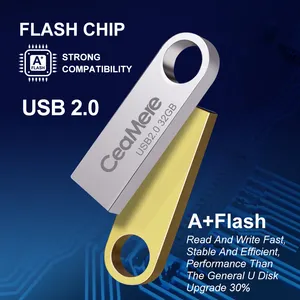 Ceamere C3 Flashdisk Long Metal USB 2.0 Flash Pen Drives 2GB 4GB 8GB Pendrive 32GB 128GB 16GB 64GB USB Pen Drive 64GB Pendrive