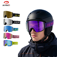 Lunettes de ski OTG personnalisées avec logo OEM, verres magnétiques de luxe pour l'extérieur, photochromiques, pour snowboard,