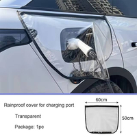 Cubierta Protectora Transparente de Alta Calidad para Puerto de Carga de Vehículos Eléctricos, Impermeable y a Prueba de Polvo, para Autos, SUV y Vehículos Eléctricos