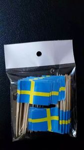 Custom Logo Eco-Friendly Bamboo <b>Toothpicks</b> for Party Food Decorations Creative Cocktail Decoration Mixer Natural Wooden Fruit - Product Image 5