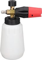 1/4 connecteur rapide, adapté au pistolet de nettoyage haute pression, pistolet à mousse 1 litre pistolet à bulles de neige distributeur de savon
