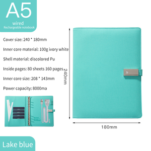 Lebei <span class=keywords><strong>Carnet</strong></span> personnalisable avec fonction <span class=keywords><strong>rechargeable</strong></span> filaire Couverture en <span class=keywords><strong>cuir</strong></span> PU Papier Tissu PP PVC-Agenda Agenda <span class=keywords><strong>Carnet</strong></span> <span class=keywords><strong>de</strong></span> notes - Product Image 2