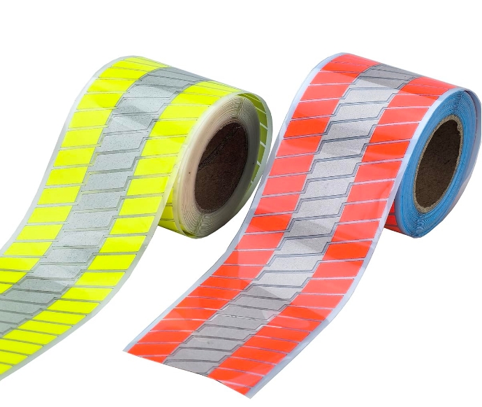 NOZUONO High Visibility Silver Reflective Heat Transfer Vinyl Film Tape For Clothing Iron On Arrow (1.5 In X 10yd