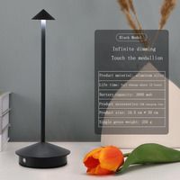 Lampe de table LED moderne sans fil à interrupteur tactile en aluminium, idéale pour la lecture et la décoration intérieure – Meilleure vente