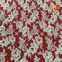Nouvelle Arrivée Tissu en Dentelle Française en Nylon Chimique Écologique pour Broderie de Vêtements Largeur 150cm Maison