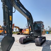 Excavatrice Hyundai 220LC-9S d'occasion prête à être expédiée, flèche renforcée pour projets de moyenne envergure