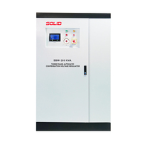 Stabilisateur de tension servo Sbw 300 KVA triphasé 380V à prix d'usine pour équipements CNC de haute précision