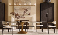 Chaises de salle à manger de luxe modernes de haute qualité pour hôtels et restaurants, avec structure en métal, taille personnalisée, mobilier de salle à manger