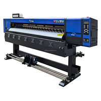Impresora de Inyección de Tinta Eco Solvente Automática Ayf 1.8m 6 pies XP600 I3200 con 1 Año de Garantía para Imprentas y Publicidad