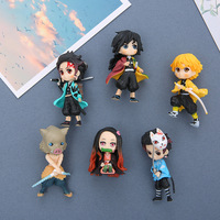 Cool dessin animé Anime démon réfrigérateur aimants voiture ornement figurine 3D poupée pendentif porte réfrigérateur aimant en gros cadeaux personnalisés