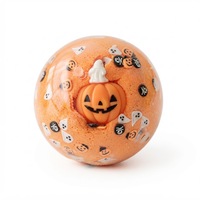 Jouet sensoriel anti-stress Halloween : Citrouille et fantôme, balle souple de décompression à presser pour les fêtes, en PU