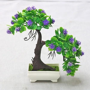 Décoratif Artificiel En Pot Plante Fleur Rose Promotionnel Boîte De Mariage En Céramique Style <span class=keywords><strong>Tissu</strong></span> Emballage Pièce Bonsaï Jardin Couleur - Product Image 3