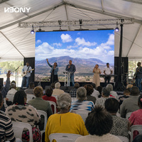Pantalla LED para Iglesia P4.81, Pantalla LED de Alquiler para Interiores de 500x1000mm, Video Wall para Escenarios, 3840Hz, para Conciertos, Bodas y Eventos, Fabricante