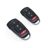 Télécommande universelle RF RKING RK-CRC-KIV40 à 4 boutons, portée 100m, pour portail de garage/porte de voiture, duplicateur de code fixe à apprentissage