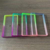 Protector de Acrílico Transparente PSA Slab Guard, Protector de Parachoques de TPU con Degradado para Ventana de Exhibición de Tarjetas