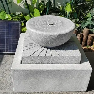 Bahçe tedarikçisi güneş enerjisi su çeşmesi ev dekorasyonu Yard