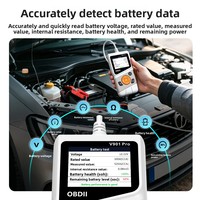 Scanner OBD2 12V Profesional 2 in 1 Scanner Mobil OBD2 dengan Penguji Baterai Pembaca Kode OBDII Lengkap