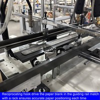 Machine automatique de formage de boîtes en carton à angle droit pour l'emballage de repas, de cadeaux et de produits alimentaires