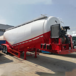 Semi-remorque à ciment en vrac à 3 essieux avec suspension à ressorts à lames <span class=keywords><strong>de</strong></span> haute qualité et système <span class=keywords><strong>de</strong></span> freinage à double ligne - Product Image 4