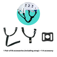 Pièces de casque de hockey sur glace : Attache rapide, sangle d'oreille, écrou de casque de hockey, composant universel pour casque