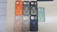 Support de cadre de caméra en alliage d'aluminium Anti-chute coque de téléphone coque de téléphone portable mate pour iphone 17 16 15 14 13 12 Pro Max couverture arrière