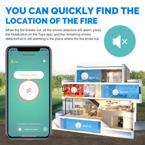 Detector de humo WIFI de 85Db, sonido seguro, 868MHZ, Sensor de fugas RF, Detector de humo interconectado para casa, alarma de incendio - Product Image 6