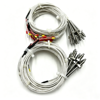 Sonde de type M8 K J PT100 avec câble fileté, capteur de température thermocouple NTC 10K 100K thermistance pour chaudière haute efficacité