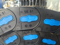 DONGLING Rail de protection flexible en nylon PA66 noir résistant à l'usure pour câbles, pour machines CNC et laser