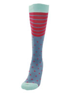 Chaussettes de ski de sport longues à la mode pour dames personnalisées
