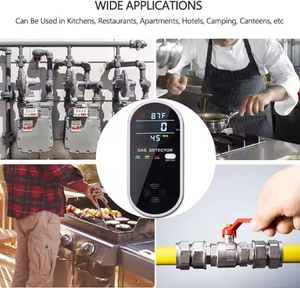 أجهزة كشف الغاز الطبيعي والبروبان 3 في 1 قابلة للتوصيل للمنزل والمركبات الترفيهية، جهاز مراقبة تسرب الغاز القابل للاحتراق للغاز الطبيعي المسال والغاز البترولي المسال والميثان - Product Image 6