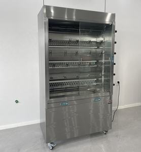 Rôtissoire à <span class=keywords><strong>poulet</strong></span> au gaz de <span class=keywords><strong>style</strong></span> armoire en acier inoxydable commercial CHUANGYU à 6/8 étages, peut rôtir 30 à 40 poulets en une fois - Product Image 3