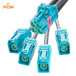 Cable RF automotriz divisor MATE-AX x 4 a Fakra para cámara del sistema de desarrollo NVIDIA DRIVE AGX <span class=keywords><strong>Thor</strong></span> Bench 2360001-4 TE 2298721-9 - Product Image 1
