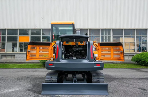 Excavadora Hyundai HX80G de 8 Toneladas para Trabajo Pesado, Motor Yanmar Stage V, Brazo Reforzado, Excavadora de Orugas de Tamaño Mediano, Lista para la Construcción Profesional - Product Image 4