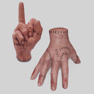 Accessoire de déguisement de haute qualité : Main de <span class=keywords><strong>Thing</strong></span> d'<span class=keywords><strong>Addams</strong></span>, effrayante et rampante, pour Halloween, décoration de fête, jouet de farce, accessoire de cosplay, thème hanté - Product Image 2
