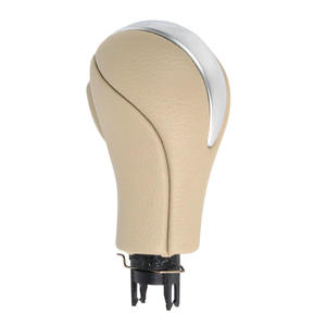 Pommeau de levier de vitesse en cuir beige pour voiture Infiniti, levier de transmission automatique, conception ergonomique pour G25 G37 FX37 EX37 QX70 Q60 QX50 - Product Image 1