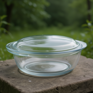 Casserole en verre borosilicate (20 cm) avec couvercle transparent 204A000 7643 - Product Image 3