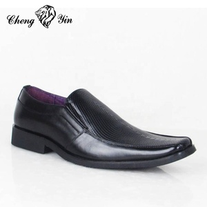 punta cuadrada de cuero zapatos para hombres elegante y auténtica:  Alibaba.com